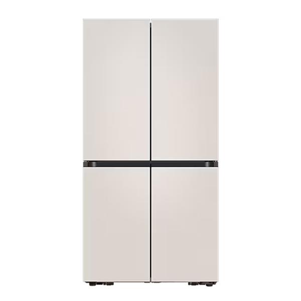 BESPOKE 냉장고 4도어 프리스탠딩 875L / 매트 크리미 베이지
