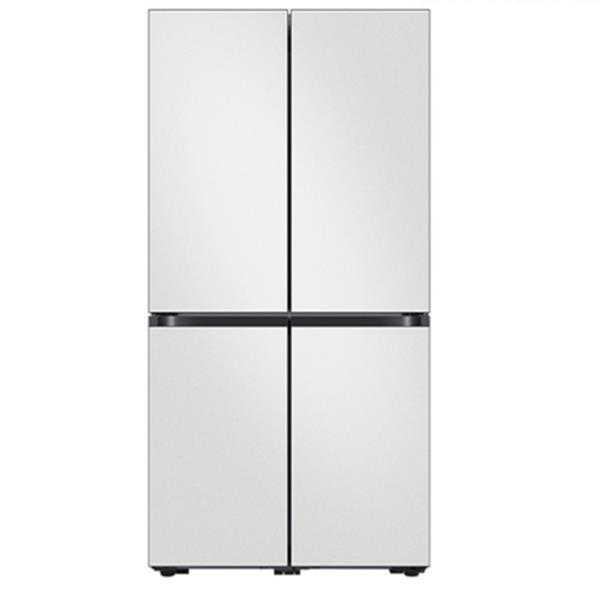 BESPOKE 냉장고 4도어 849 L (빅아이스/큐브, UV탈취, 투명도어) 1등급 코타화이트 RF85DB9421AP01
